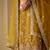 Mustrad embroidered & jarkan organza chiffon straight cut party wear salwar kameez