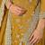 Mustrad embroidered & swarovski organza straight cut eid wear salwar kameez