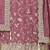Light mauve embroidered & swarovski organza straight cut party wear salwar kameez
