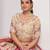 cream embroidered art_silk lehenga choli With Dupatta