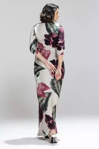 Multicolor printed georgette co ord set