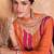 Orange-pink chinon straight long top palazzo suit with heavy gold zari, resham thread & sequins, free-size stitched.