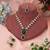 Elegant green color kundan necklace set perfect for enhancing traditional festive outfits