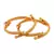 Spectacular Gold plated antique Bangle