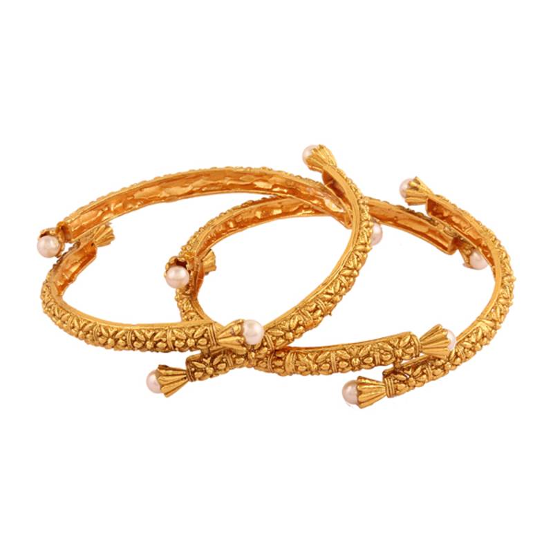 Spectacular Gold plated antique Bangle