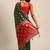 bottle green cotton silk blend banarasi bandhani fusion style woven