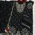 Black vichitra semi stitched suit with embroidered & multi thread zari work