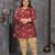Maroon color plus size kurti
