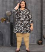 Blue color plus size kurti