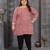 Maroon color plus size kurti