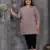 Pink color plus size kurti