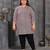 Pink color plus size kurti