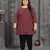 Wine color plus size kurti