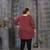 Wine color plus size kurti