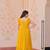 Yellow Faux Blooming Gown with Bead & Sequin Embroidery | Fully Stitched Women’s Festive & Partywear Gown
