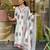 White color beautiful cotton fabric kurti set