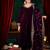Maroon color beautiful velvet fabric graceful ceremonial kurti set