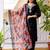 Black color beautiful viscose chanderi fabric graceful ceremonial kurti set