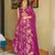 Purple color beautiful printed partywear gown for trendy girls