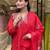 Red color beautiful designer kurti set