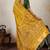 mustard makhmal soft silk blend meenakari zari shades woven saree with blouse