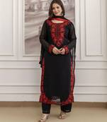 Black color beautiful kurti set