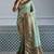 pista green kanjivaram mul silk blend zari meenakari woven saree with blouse