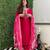 Pink color beautiful designer kurti set