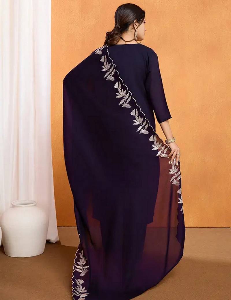 Wine color beautiful designer kurti set