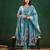 Blue color beautiful designer kurti set