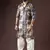 Multi color beautiful printed blended cotton fabric ceremonial men's kurta payjama