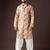 Multi color beautiful printed blended cotton fabric ceremonial men's kurta payjama