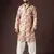 Multi color beautiful printed blended cotton fabric ceremonial men's kurta payjama