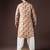 Multi color beautiful printed blended cotton fabric ceremonial men's kurta payjama