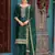 Rama color viscosee jacquard woven and embroidered salwar kameez