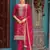 Pink color viscosee jacquard woven and embroidered salwar kameez