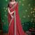 maroon color faux fabric festive special partywear saree