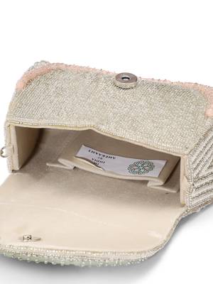 blush & bead silver & pastel multi crystal layered velvet clutch 6
