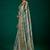 green grey color beautiful tussar silk blend fabric sophisticated woven designer saree