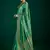 sea green color beautiful tussar silk blend fabric sophisticated woven saree