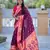 woven meenakari jacquard wine color paithani silk blend saree