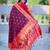 woven meenakari jacquard designer wine color paithani silk blend saree