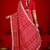 red color velvet tussar silk blend beautiful partywear saree