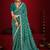 rama color velvet tussar silk blend beautiful partywear saree