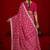 pink color velvet tussar silk blend beautiful partywear saree