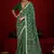 green color velvet tussar silk blend beautiful partywear saree
