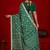 green color velvet tussar silk blend beautiful partywear saree