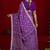 purple color velvet tussar silk blend beautiful partywear saree