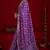 purple color velvet tussar silk blend beautiful partywear saree