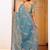 sky blue color tissue fabric embroidery work partywear saree